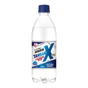 アイリスオーヤマ CRYSTAL SPARK TANSAN X 1ケース(450ml×24本)