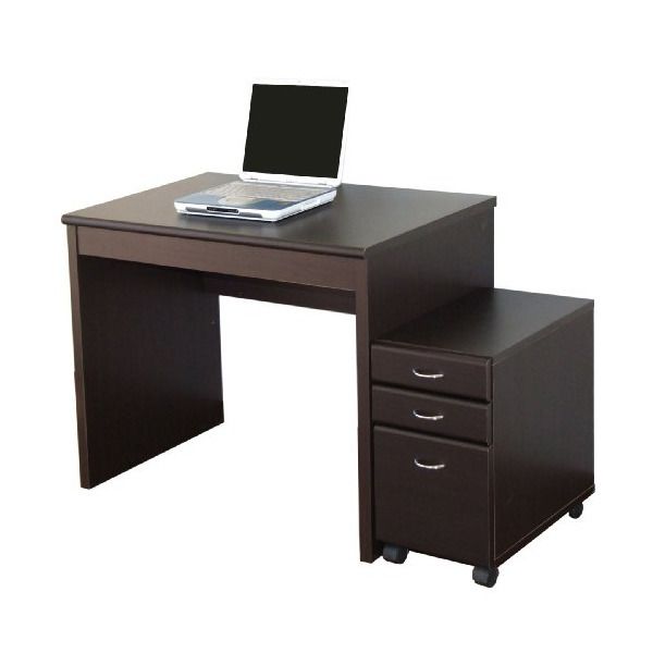 クロシオ フェイバーデスク 90 鍵付 ブラウン 93103 【組立式】 | 激安