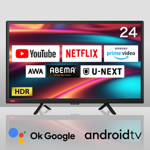 液晶テレビ　スマートテレビ jl24g5e chiq Android搭載 24型 JL24G5E｜maxzen（マクスゼン）