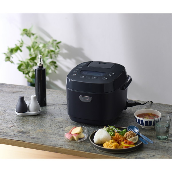 ブラック アイリスオーヤマ 炊飯器 5.5合 マイコン式 - 炊飯器・餅つき機