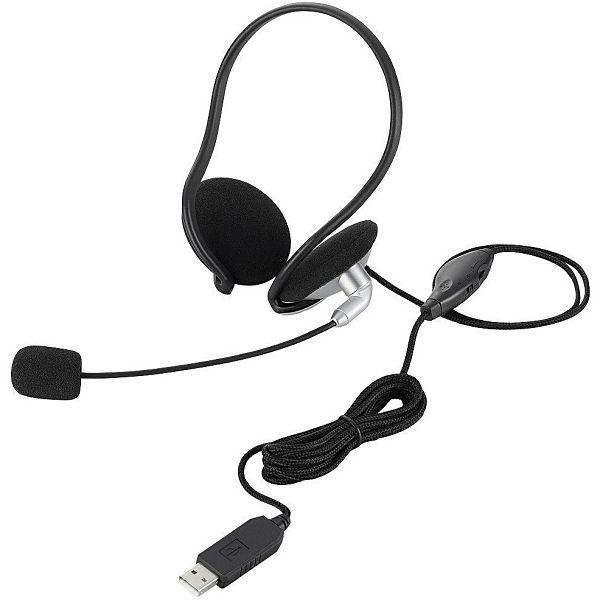 ELECOM HS-NB05USV [USBヘッドセット(ネックバンドタイプ)] | 激安の