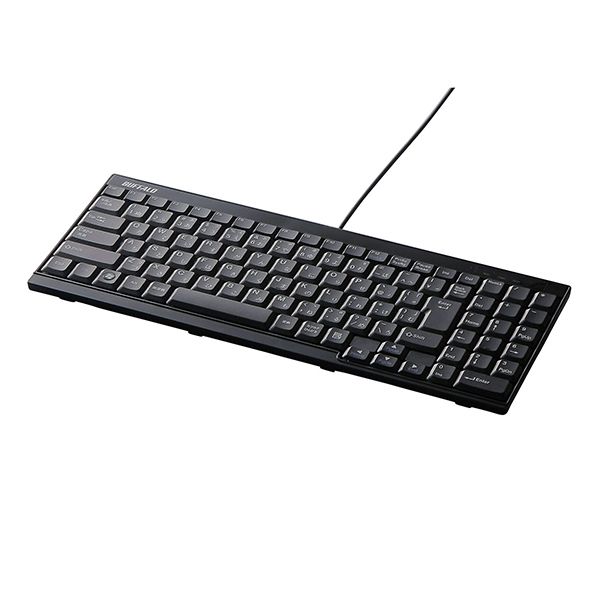 BUFFALO BSKBU14BK ブラック [USBキーボード 日本語配列102キー