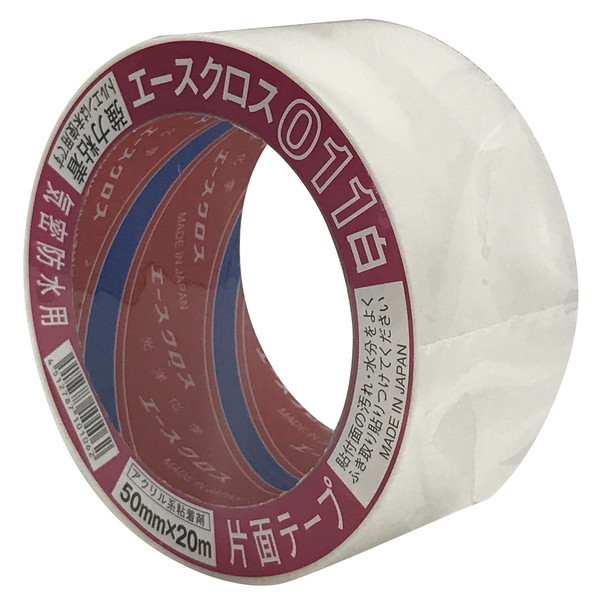 光洋化学 エースクロス011白 気密防水用 50mm×20m 片面テープ ×30
