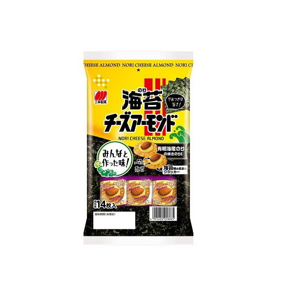 三幸製菓 海苔チーズアーモンド 14枚x16