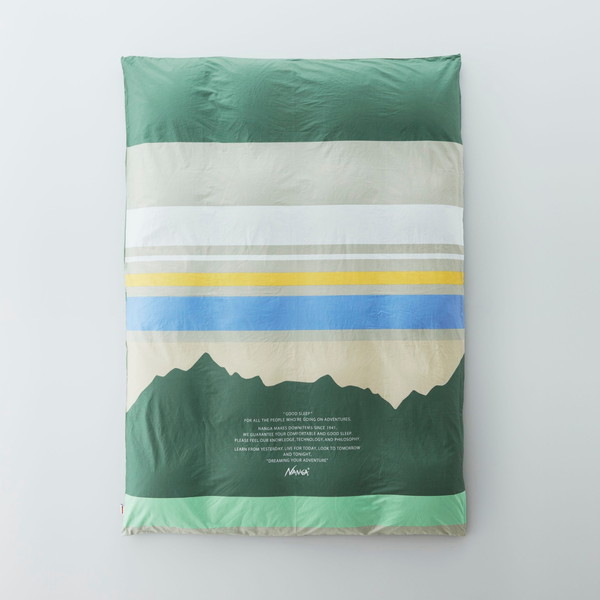 NANGA iK fx Jo[ iK }Ee VO tHXg}Ee DUVET COVER NANGA MOUNTAIN S SINGLE FOREST MOUNTAIN NZ2254-4F406 N1BKFMs3