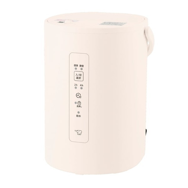 象印 スチーム式加湿器 EE-MB20-WA コンパクト オフホワイト 美品 象印 EE-MB20-WA オフホワイト [スチーム式加湿器 (木造3畳/プレハブ