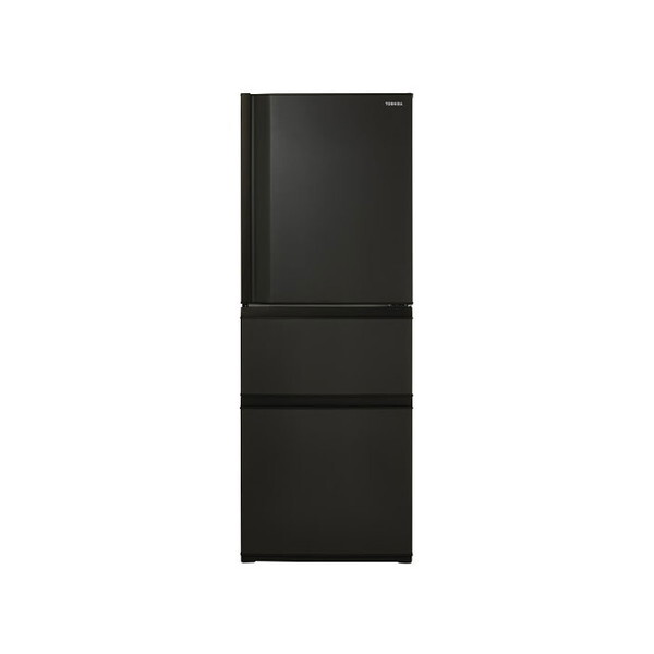 東芝 冷蔵庫 GR-V33SC 2024年製 326L 右開き 東芝 GR-V33SC(KZ) マットチャコール [冷蔵庫 (326L・右開き