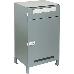 〇ポスト付き宅配ボックス　グレー　　W585×D400×H850(860)mm ポスト付き宅配ボックスグレーW585×D400×H850(860)mm