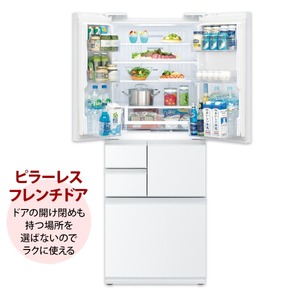SHARP SJ-FF50R-W ブラストホワイト [冷蔵庫 (502L・フレンチドア