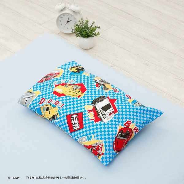 西川 トミカ キッズ まくら 洗える 158073007230 ブルー | 激安の新品