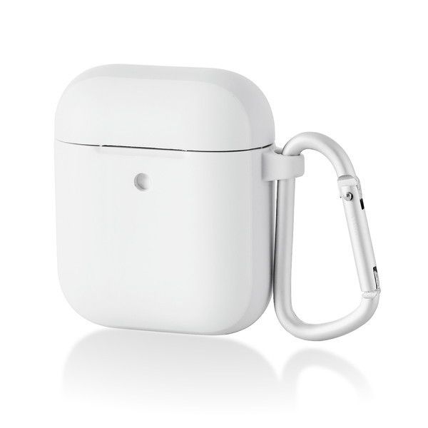 ELECOM AVA-APTSWH [AirPods ProP[X CX[dQiΉ TOUGH SLIM ϏՌ TPU PET Jrit zCg]