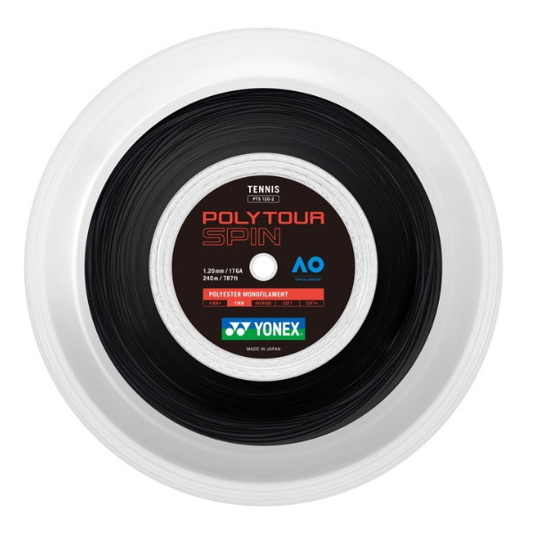 YONEX ヨネックス 硬式テニス用 ガット ポリツアースピン120 240m