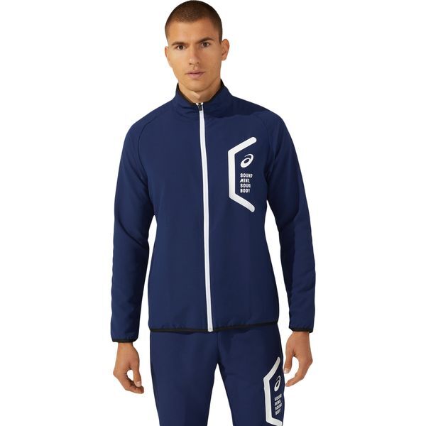�A�V�b�N�X �X�|�[�c�E�G�A TEAM HEX DRY CROSS JACKET PEACOAT L 2031E052 400