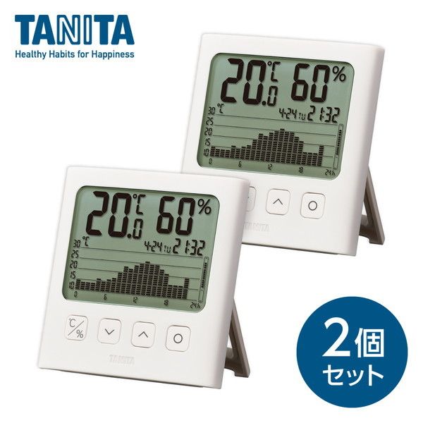 限定タイムセール タニタ 温湿度計 時計 カレンダー 温度 湿度