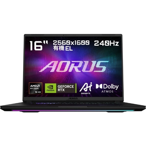GIGABYTE AORUS MASTER 16 8XJJ4JPE64SP [�m�[�g�p�\�R�� 16.0�^ / Win11 Pro]