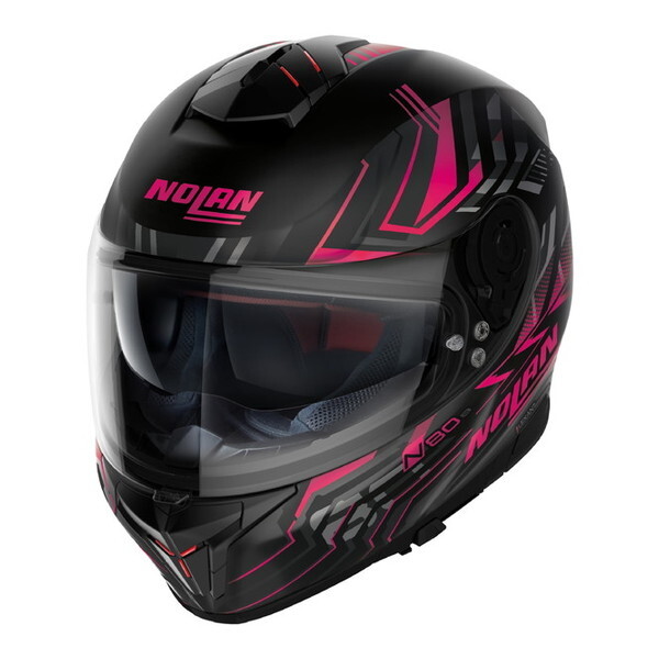 ノーラン　NOLAN フルフェイスブラック/レッド　インナーバイザー NOLAN D45705 NOLAN ヘルメット フルフェイス N80-8 TURBOLENCE(ピンク
