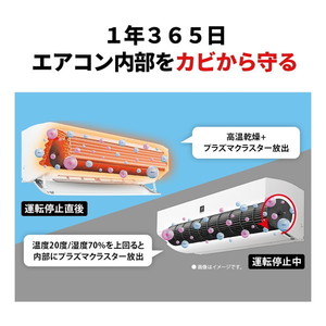 SHARP AY-R28F-W ホワイト系 R-Fシリーズ [エアコン (主に10畳用) 2023 