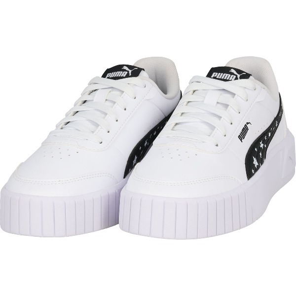 PUMA �v�[�} �X�|�[�c�V���[�Y 407395 01 �L�����[�i �~�A �X�^�[ PUMA White-PUMA Black 23.5cm �z���C�g/�u���b�N ���f�B�[�X