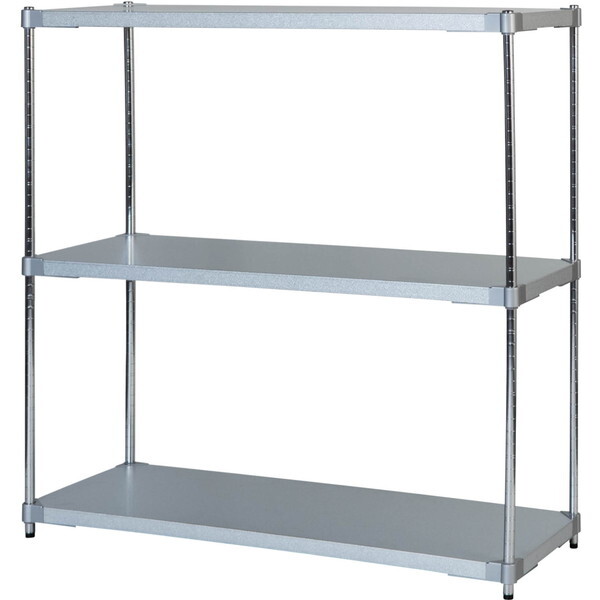 ガルバシェルフ35×90cm 6段・H210cm 組立式 収納棚 46×90cm 6段 H210cm 日本製 耐熱 耐食 長期耐久性 ガルバリウム