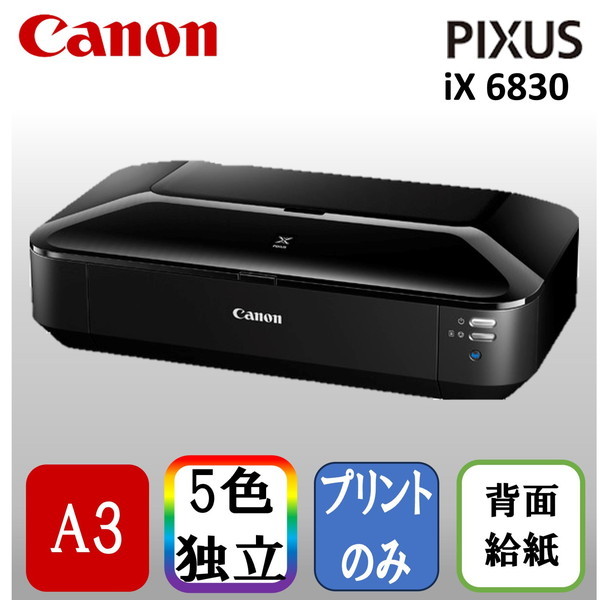 iX6830 PIXUS インクジェットプリンター インク5色 染料 顔料 9600 