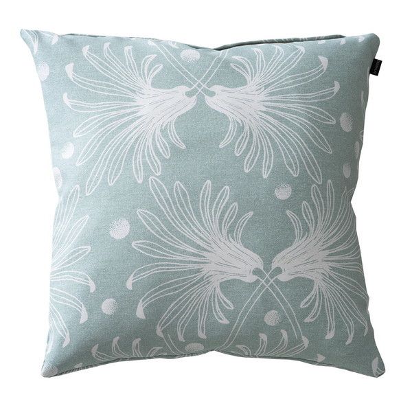 スミノエ クッションカバー ライトブルー 45×45cm 洗える カサネ V334C 1枚入