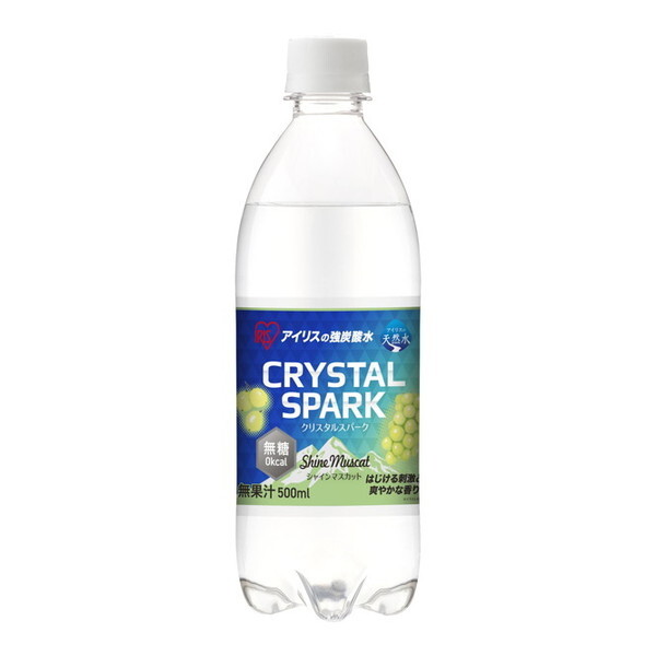 ACXI[} CRYSTAL SPARK VC}XJbg 1P[X(500ml×24{)