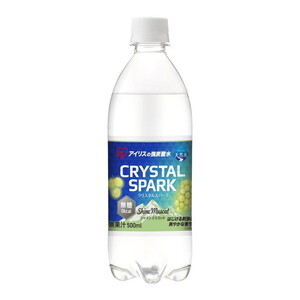 アイリスオーヤマ CRYSTAL SPARK シャインマスカット 1ケース(500ml×24本)