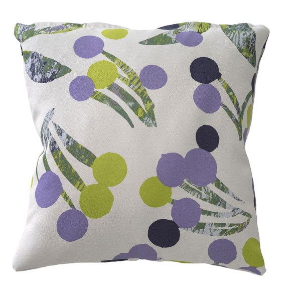 スミノエ クッションカバー パープル 45×45cm 洗える ポポロ V336C 1枚入