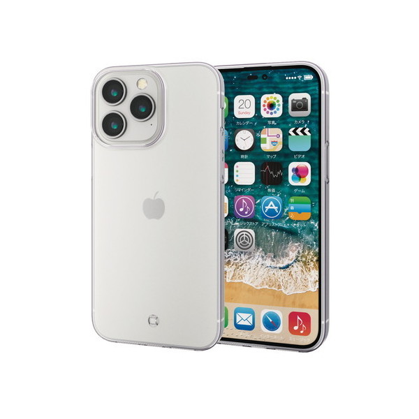 ELECOM PM-A22DUCT2CR NA [iPhone14 Pro Max P[X Jo[ \tg tHeB Ռz ]