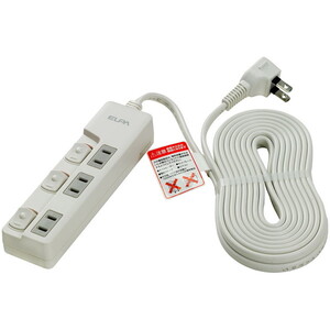 節電コード付タップ