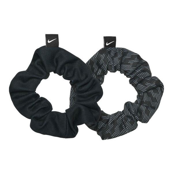 NIKE �i�C�L BN2103 - 052 Dri-Fit �M���U�[�h�w�A�^�C 3.0 2�{�p�b�N (052)�u���b�N/�N�[���O���[/�z���C�g F