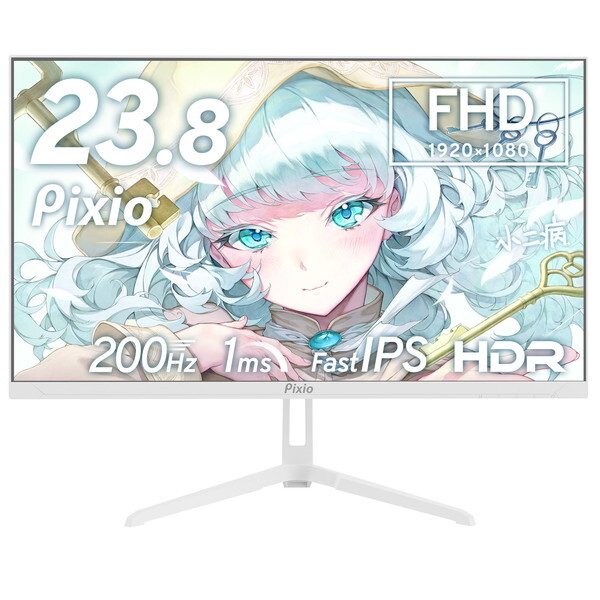 Pixio ピクシオ　ゲーミングモニター　PX248WAVEW-O PX248WAVE-O ゲーミングモニター PX248 Wave ブラック ［23.8型