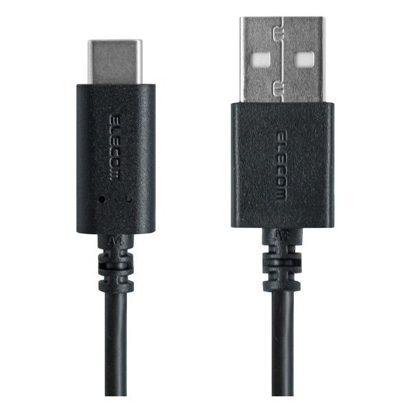 ELECOM MPA-AC05BK スマートフォン用USBケーブル USB2.0準拠(A-C) 0.5m ブラック