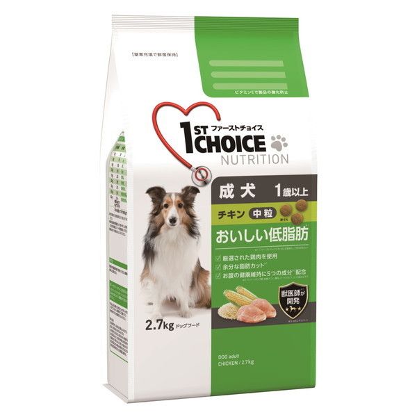 2.7.キロ×４袋セット　ファーストチョイス　ダイエット　小粒　成犬　チキン Amazon.co.jp: コストコ アース・バイオケミカル