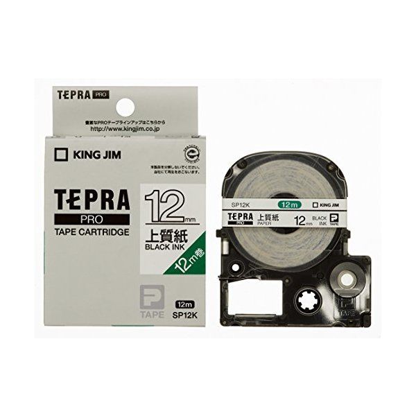 KING JIM SP12K [�e�v��PRO�e�[�v�J�[�g���b�W �� ������ 12mm��]