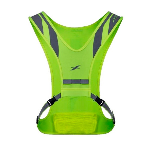 FITLETIC Glo Vest YEL/SLV GLOJ [jO xXg]