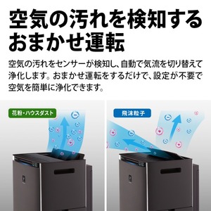 SHARP KI-SX75-W ホワイト系 プラズマクラスターNEXT [加湿空気清浄機