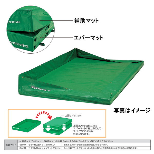 EVERNEW エバーメッシュ補助マット200×400×5×35 EGD412 【法人限定