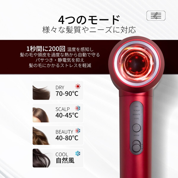 ヘアグロス　ドライヤー　ELLE　ED-WH-01 ELLE ED-WH-01 ELLE ヘアグロスドライヤー (ホワイト) | 激安の新品