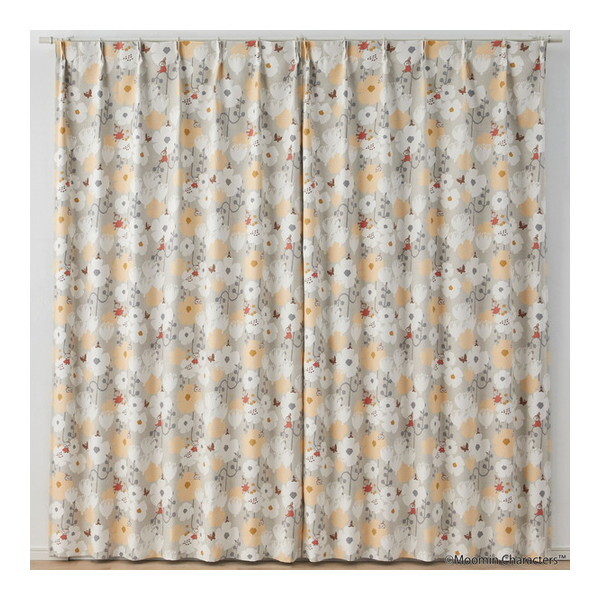 X~mG A1035 100×178 MOOMIN ՌJ[e ^Cj[t[ 100×178cm O[ A1035 1