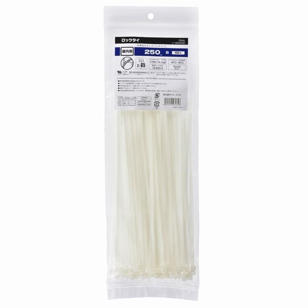 �I�[���d�@ LT-250W100WH [���b�N�^�C �����p 250mm 100�{�� ��]