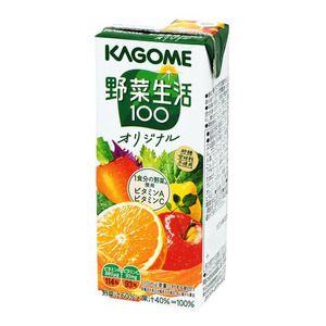 カゴメ 野菜生活100 オリジナル 紙 200ml ×12