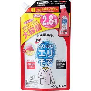 ライオン トップ NANOX ナノックス エリそで用 つめかえ用 大容量サイズ 650g