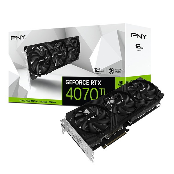 PNY VCG4070T12TFXPB1 GeForce RTX4070Ti 12GB VERTO LED 3FAN