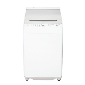 SHARP ES-GV10J-S シルバー系 穴なし槽 [全自動洗濯機 (10.0kg 