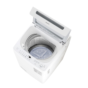 SHARP ES-GV10J-S シルバー系 穴なし槽 [全自動洗濯機 (10.0kg
