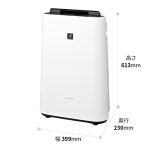 シャープ KC-S50-W [ホワイト系] 価格比較 - 価格.com