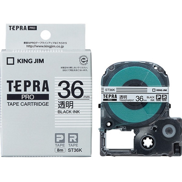 KING JIM ST36K [�e�v��PRO�e�[�v�J�[�g���b�W ���� ������ 36mm��]