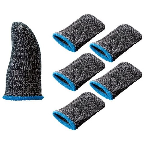 ELECOM P-GMFF05F6GY �O���[ �w�T�b�N �t�B���K�[�L���b�v �Q�[���p �X�}�z �^�u���b�g �t���[�T�C�Y 6��