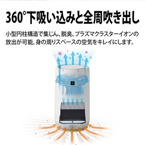 SHARP FU-SC01-W ホワイト系 プラズマクラスター7000 [空気清浄機 ~6畳